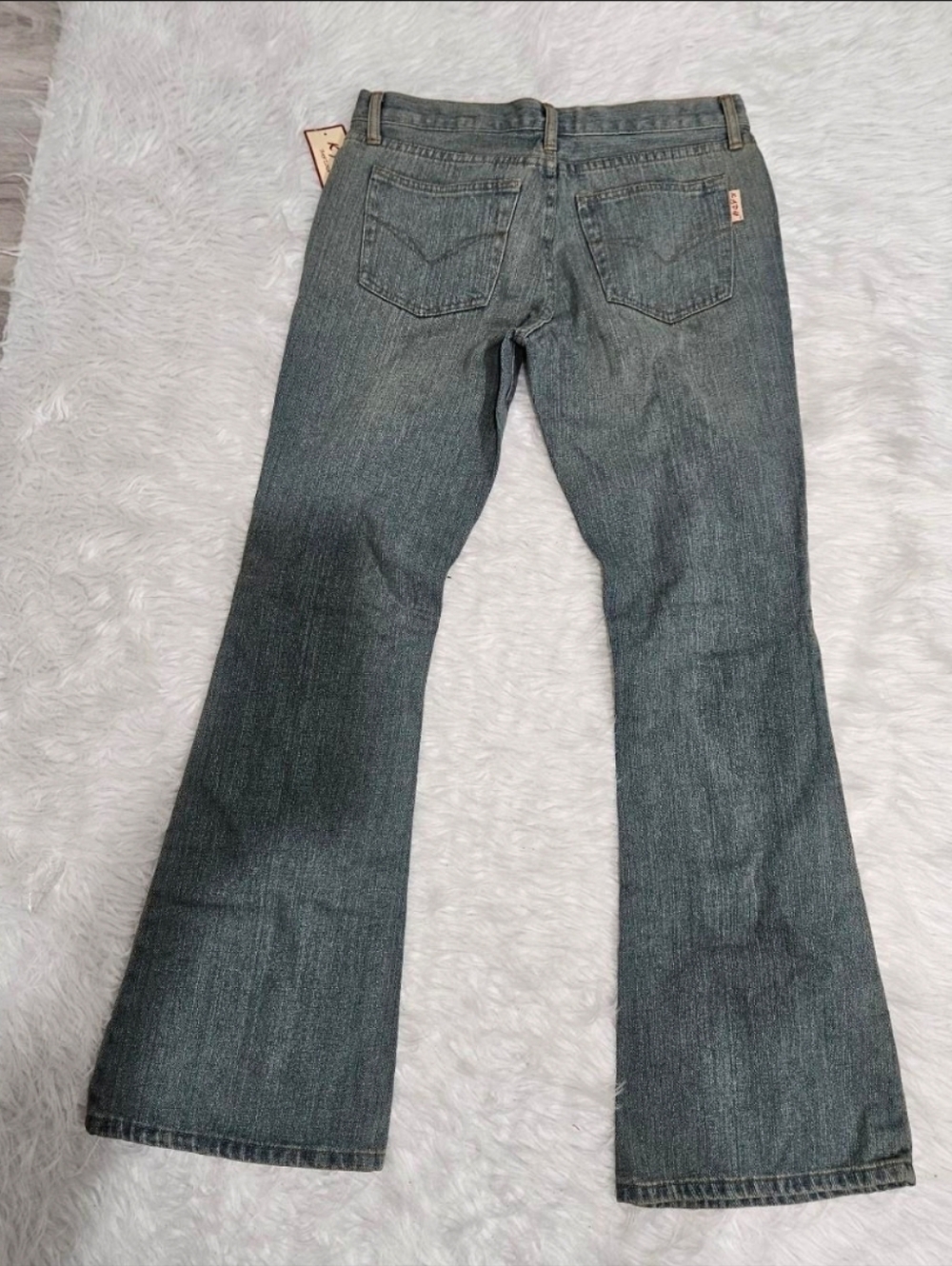 Women’s 90s  Faded Blue Flare Jeans - Classic Wide Leg